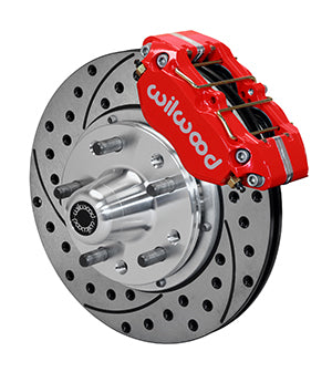 Wilwood Dynapro Dust-Boot Front Kit 11.00in Drilled-Red WWE ProSpindle