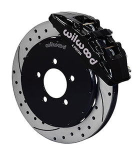 Wilwood Dynapro 6 Front Hat Kit 12.88in Drilled 2005-Up Mazda 3 w/ Lines