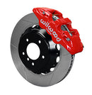 Wilwood AERO6 Front Hat Kit 14.00 Red 2007-2011 BMW E90 Series w/Lines-1