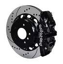 Wilwood AERO4 Rear Kit 14.00 Drilled 2007-2011 BMW E90 Series w/Lines-1
