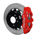 Wilwood AERO4 Rear Kit 14.00 Red 2007-2011 BMW E90 Series w/Lines-1