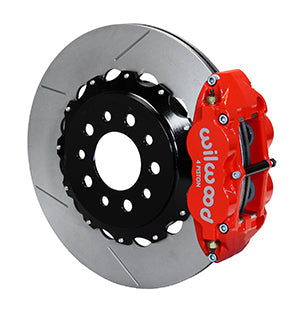 Wilwood Narrow Superlite 4R Rear Kit 14.00in Red Morrison Multilink IRS (2010-15 Camaro Based)