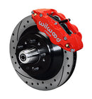 Wilwood Narrow Superlite 6R Front Hub & 1PC Rtr Kit 12.88in Dril -Red 60-68 Ford / Mercury Full Size-1