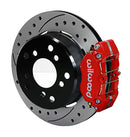 Wilwood Dynapro Lug Mount P/S Park Brake Kit Drilled Red Big Ford 2.00in Off Bronco 5 x 5.50-1