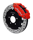 WILWOOD FNSL6R Front Hat Kit,13.06, Drilled, Red Detroit Speed Engineering Suspe-1