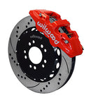 WILWOOD AERO6 Front Hat Kit,14.00, Drilled, Red Detroit Speed Engineering Suspen-1