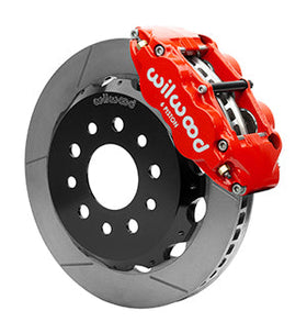 Wilwood Narrow Superlite 4R Front Hat Kit 12.88in Red 2007-Up Jeep Wrangler