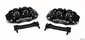 Wilwood Narrow Superlite 4R Rear Caliper & Bracket Kit - Black 97-13 C5/C6 Corvette w/ OEM Rotors