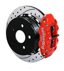Wilwood Narrow Superlite 4R Rear Kit 14.00in Drilled Red 2007-up Jeep JK w/Lines-1