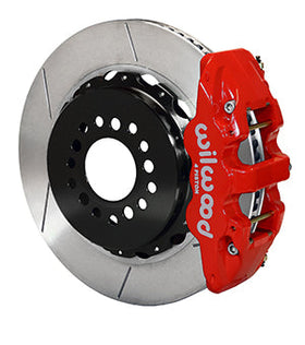 Wilwood AERO4 Rear Kit 14.25in Red 2014-Up Challenger w/Lines
