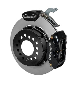 Wilwood Forged Dynalite P/S Rear Kit w/MC4 P-Brake Chev 12 Bolt w/Clip Eliminator