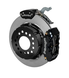 Wilwood Forged Dynalite P/S Rear Kit w/MC4 P-Brake Chev 12 Bolt w/Clip Eliminator