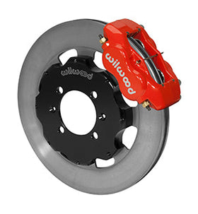 Wilwood Forged Dynalite Front Hat Kit 12.19in Red 2016-Up Mazda MX5 Miata w/ Lines