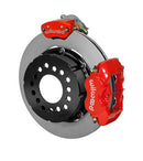 Wilwood Forged Dynalite P/S Rear Kit w/MC4 P-Brake Red Chev 12 Bolt w/Clip Elimin-Staggered-1