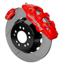 Wilwood AERO4 / MC4 Rear Kit 14.00 Red Currie Pro-Tour Unit Bearing Floater-1