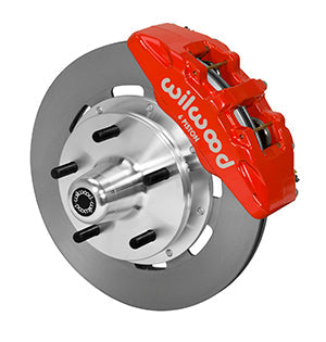 WILWOOD DP6A Front Hub Kit,12.19",Red 74-80 Pinto/Mustang II (5x5.00" Hub)