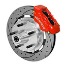 Wilwood Forged Dynalite Front Kit 19.00in Drilled Rotor Red WWE ProSpindle (5x5.00in Hub)-1