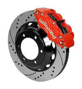 Wilwood Narrow Superlite Red 6R Front Kit 14in Drilled Rotor w/ Lines 05-15 Toyota Tacoma