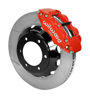 Wilwood Narrow Superlite Red 6R Front Kit 14in Slotted Rotor w/ Lines 05-15 Toyota Tacoma