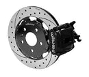 Wilwood 03-08 Audi A4 Caliper-Combination Parking Brake Rear 12.19 Rotor - Black-1