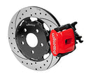 Wilwood 03-08 Audi A4 Caliper-Combination Parking Brake Rear 12.19 Rotor - Red-1