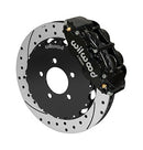 Wilwood Narrow Superlite 6R Front Big Brake Kit 12.88in Drilled Black 05-11 Ford Crown Victoria-1