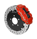 Wilwood Narrow Superlite 6R Front Big Brake Kit 12.88in Drilled Red 05-11 Ford Crown Victoria-1