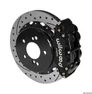 Wilwood Narrow Superlite 4R Rear Kit 12.88in Drilled/Slotted Black 00-06 BMW M3 E46-1