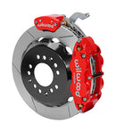 Wilwood Narrow Superlite 4R-MC4 Red Rear Kit 12.88in Slotted Rotor 88-96 Chevy Corvette C4-1