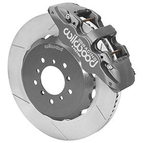 Wilwood AERO6R/ST Front 14.00in Road Race Kit - Gray Hard Anodize 00-06 BMW M3 (E46)