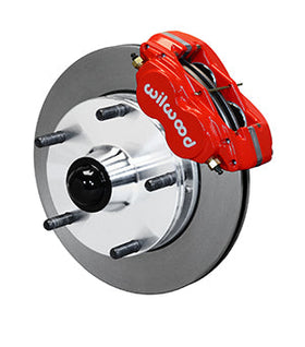 Wilwood Forged Dynalite-M Front Kit 10.75in Red 1950-1955 MG-TD/TF