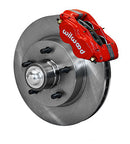 Wilwood Forged Dynalite-M Front Kit 11.88in 1 PC Rotor&Hub Red Cadillac 1957-60-1