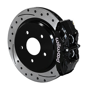 WILWOOD DPC56 Rear Caliper & Rotor Kit,Black Corvette All C5 / Base C6 1997-2013