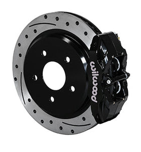 WILWOOD DPC56 Rear Caliper & Rotor Kit,Black Corvette All C5 / Base C6 1997-2013