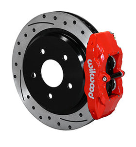 WILWOOD DPC56 Rear Caliper & Rotor Kit,Red Corvette All C5 / Base C6 1997-2013