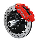 Wilwood Narrow Superlite 6R Front Hub Kit 12.88in Drill Red 65-72 CDP C Body -Drum-1