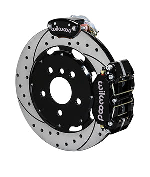 Wilwood Dynapro Radial4 / MC4 Rear Kit 12.19 Drilled 2014-2015 Mini Cooper w/Lines & Cables