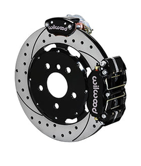 Wilwood Dynapro Radial4 / MC4 Rear Kit 12.19 Drilled 2014-2015 Mini Cooper w/Lines & Cables