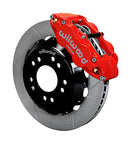 Wilwood Narrow Superlite 6R Front Hat Kit 13.06 Red 63-87 C10 w/ Wilwood Pro Spindles-1