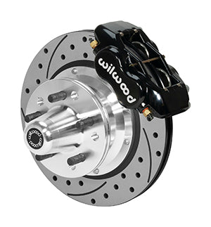 Wilwood Forged Dynalite Pro Series Front Brake Kit Black Caliper 11.00in SRP Drilled & Slotted Rotor