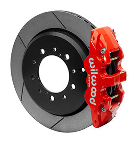 Wilwood AERO4 Rear Truck Kit 14.50in Red 2008-2015 Toyota Land Cruiser (J200) w/ Lines