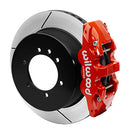 Wilwood AERO4 RearTruck Kit 14.25in Red 1997-2018 Nissan Y61 Patrol w/lines-1