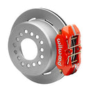Wilwood Small Ford 11 in. Forged Dynapro Low-Profile Rear Parking Brake Kit (Red Calipers)-1