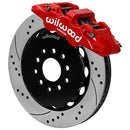 Wilwood AERO6 Front Big Brake Kit 14.00in Drilled Red Rotor - 97-13 Chevrolet Corvette C5/C6/Z06-1