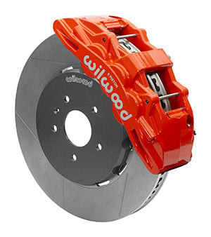 Wilwood SX6R Front Brake Kit 15in Slotted Red w/ Lines 14+ Chevy Corvette C7