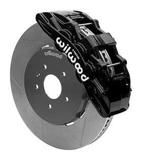 Wilwood SX6R Front Brake Kit 15in Slotted Black w/ Lines 14+ Chevy Corvette C7