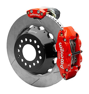 Wilwood Narrow Superlite 4R Rear P-Brk Kit 14.00in Rotor Big Ford New Style 2.50in Offset - Red