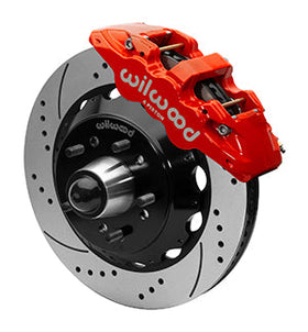 Wilwood Forged Narrow Superlite 6R Front Big Brake Kit SRP 14.00in Rotors 67-86 C1500 - Red