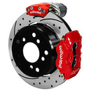 Wilwood Forged Dynalite Rear Electronic Parking Brake Kit 12.19in Rotor New Style Bronco - Red-1