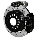 Wilwood Forged Dynalite Rear Electronic Parking Brake Kit - Black Powder Coat Caliper - D/S Rotor-1